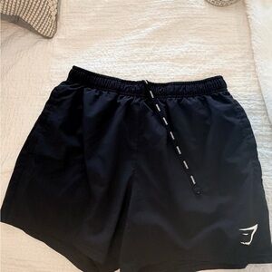 Gym Shark Men’s Black Athletic Shorts